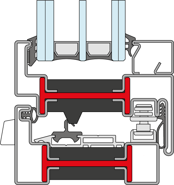Ferrofinestre EBE 85 Seccosistemi